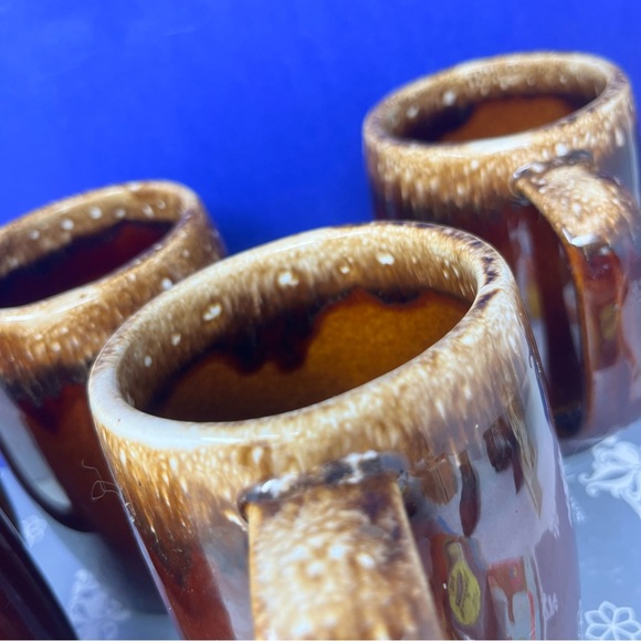 Hull Ovenproof Large Coffee Mug Stein set of 4 USA - Picture 7 of 7